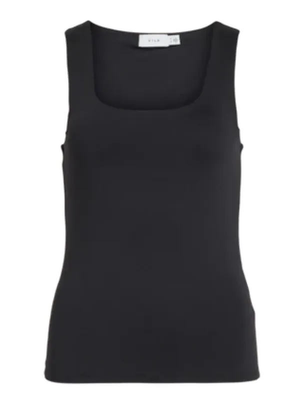 Kenza U-Neck Tank Top - Optical Snow  - Image 2