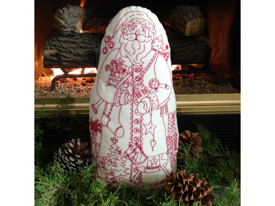627  Santa Claus Doorstop