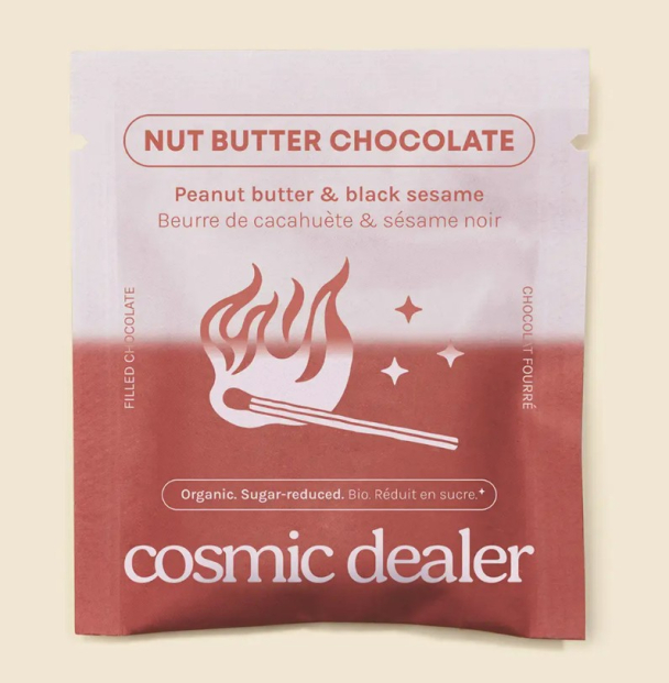 Sjokolade med dobbelt lag - Peanuttsmør & sort sesam - Image 1