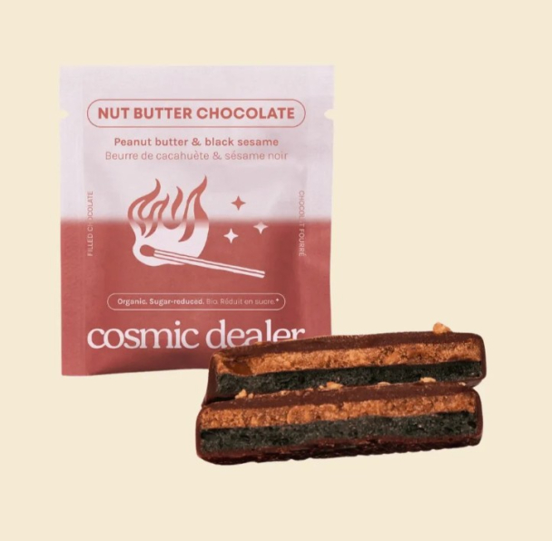 Sjokolade med dobbelt lag - Peanuttsmør & sort sesam - Image 2