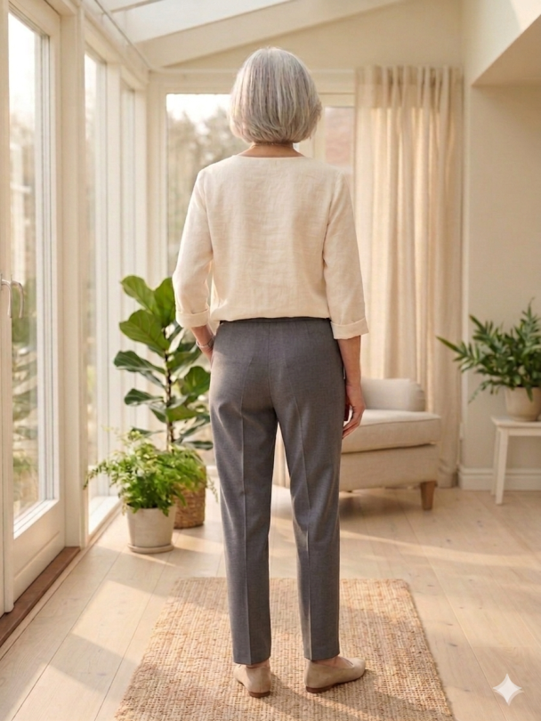 Sofie Bukse Grå 2470 - Image 2