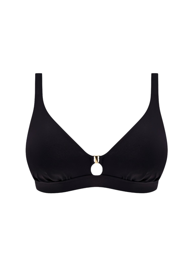 FANTASIE Merissa Non Wired Triangle Bikini Top FS505111BLK - Image 2