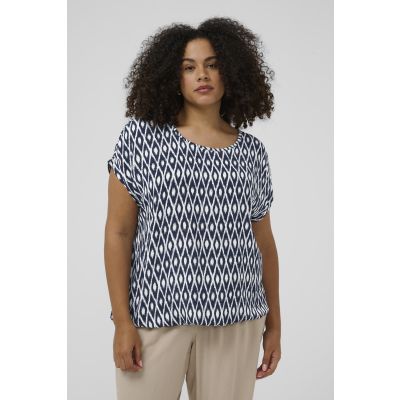 Kaffe Curve Vilana Ami kortermet topp