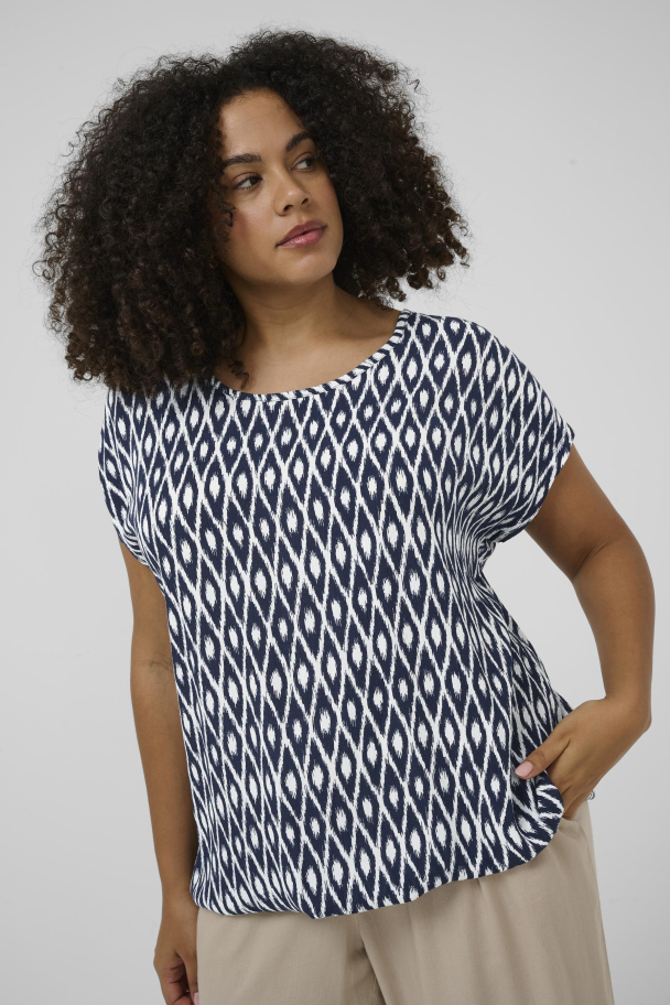 Kaffe Curve Vilana Ami kortermet topp - Image 4
