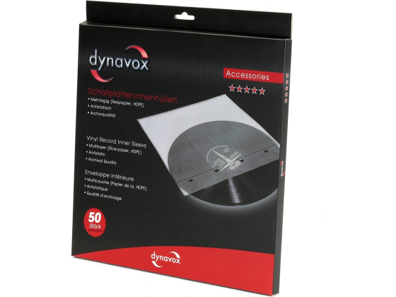  INNERCOVER FOR LP/VINYLPLATER 50PK - DYNAVOX 