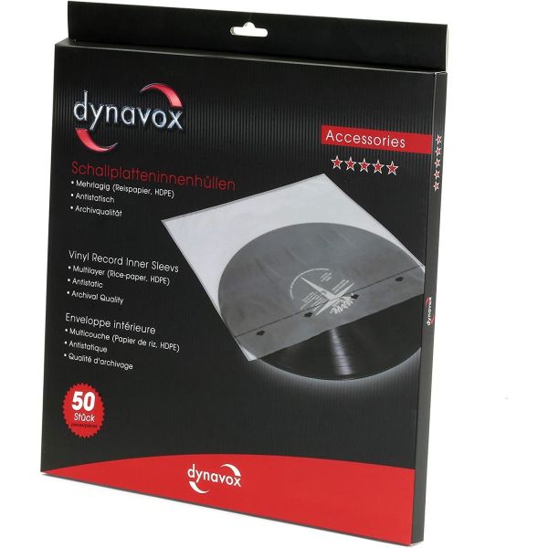  INNERCOVER FOR LP/VINYLPLATER 50PK - DYNAVOX 