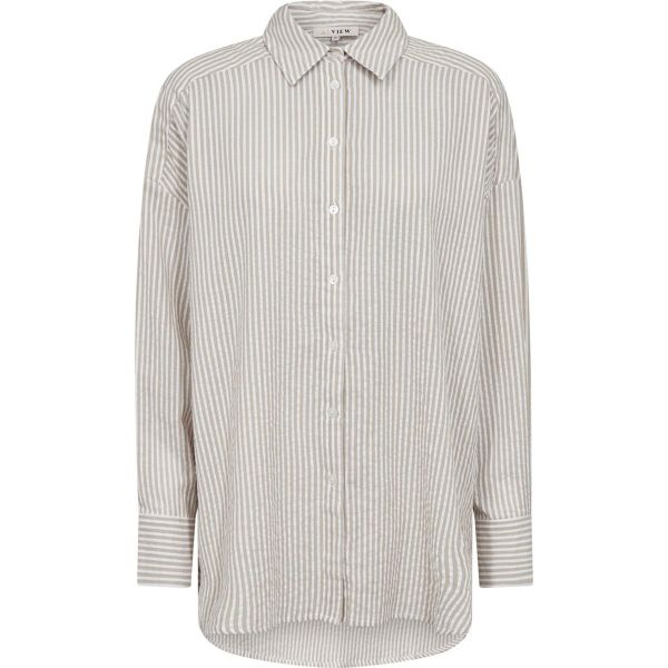 Sonja New Shirt - Sand/White 