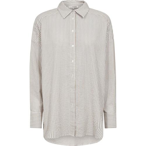 Sonja New Shirt - Sand/White 