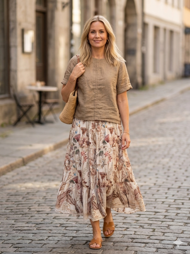 Princess Skjørt Beige - Image 1