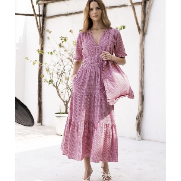 Mina Dress - Tuscany Red 