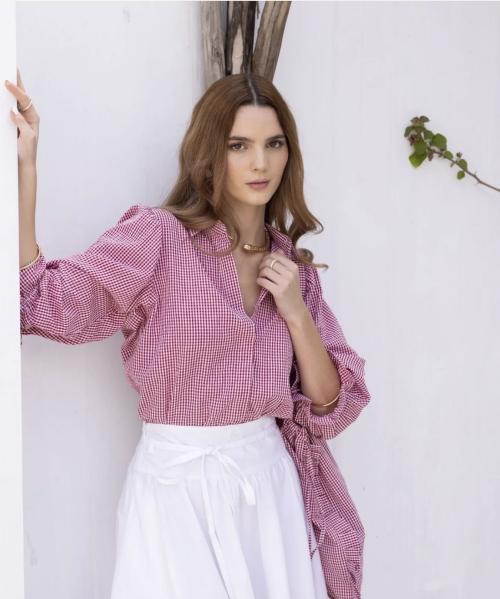 Amy Blouse - Tuscany Red 