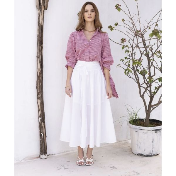 Astrid Skirt - Suga White 