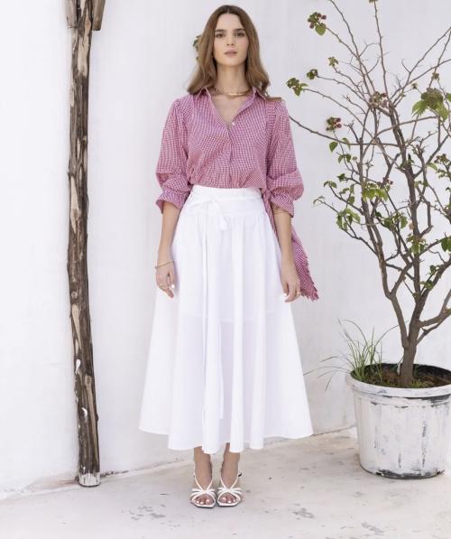 Astrid Skirt - Suga White 