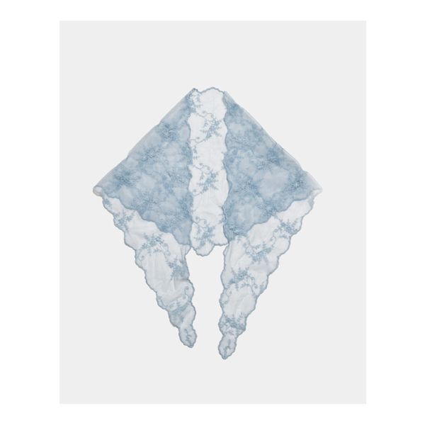 Lace Scarf Blue