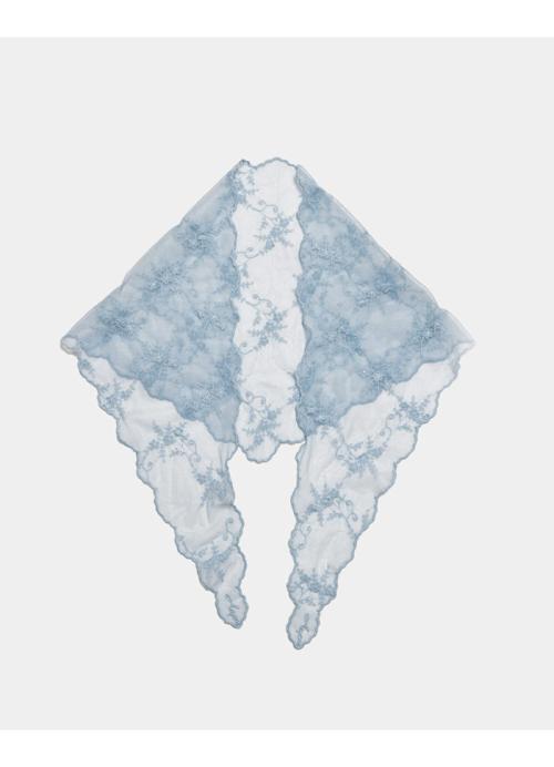 Lace Scarf Blue