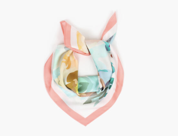 Peach Silkeskjerf  - Image 2