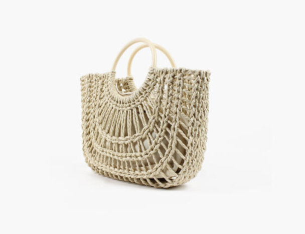 Kurvveske -Raffia - Image 2