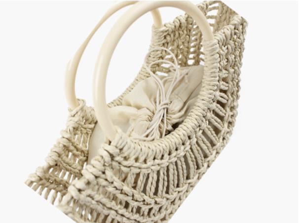Kurvveske -Raffia - Image 3