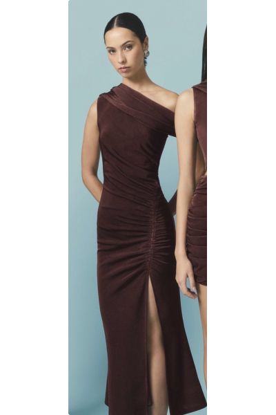 SIMONE ONE SHOULDER MAXI DRESS