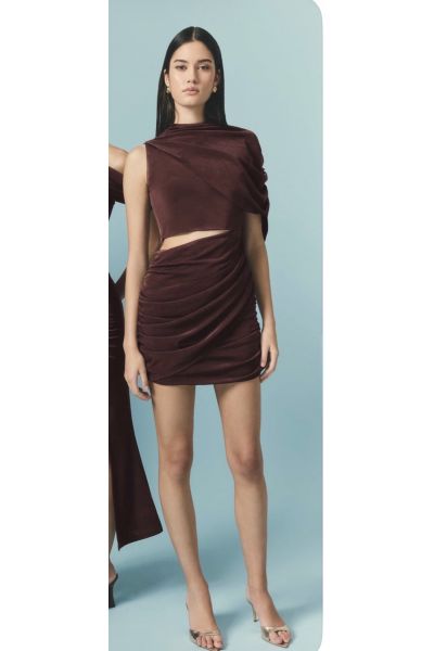 SIMONE CAPE MINI DRESS