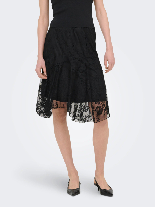 ONLHOPI MIDI LACE SKIRT WVN EX - Image 4