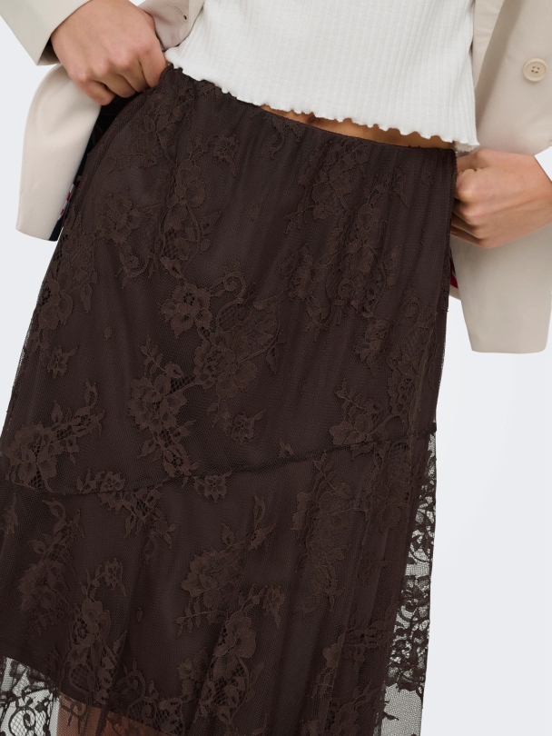 ONLHOPI MIDI LACE SKIRT WVN EX - Image 5