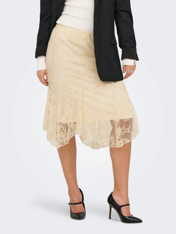 ONLHOPI MIDI LACE SKIRT WVN EX - Image 4