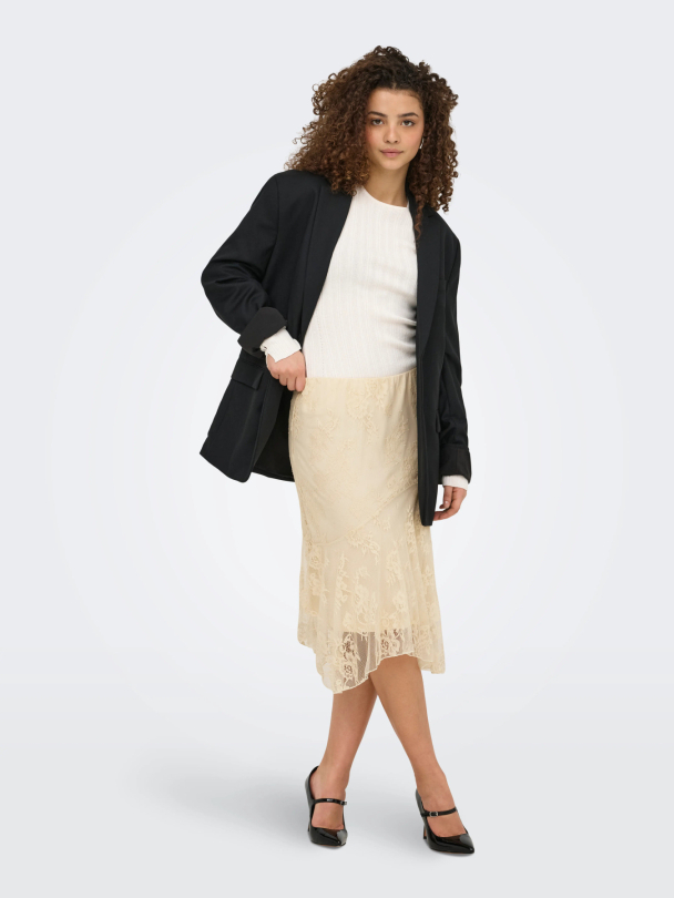 ONLHOPI MIDI LACE SKIRT WVN EX - Image 5