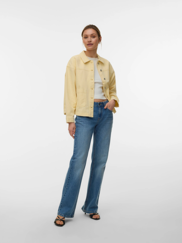 VMJAMIE LS DENIM SHACKET MIX GA NOOS - Image 4