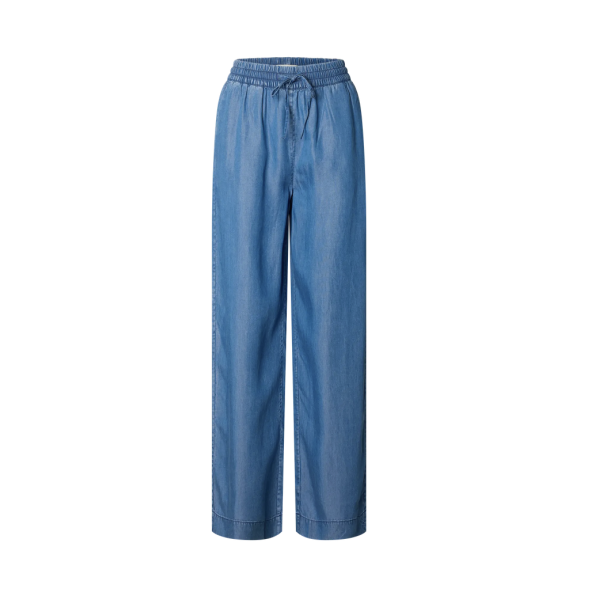 Janna-Viva Long PantChambray Pant -  Blue 