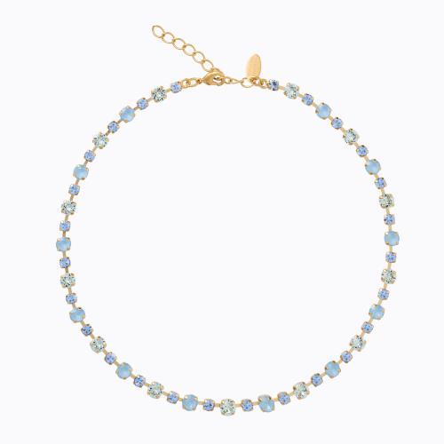 Calanthe Necklace - Gold Sky Combo 