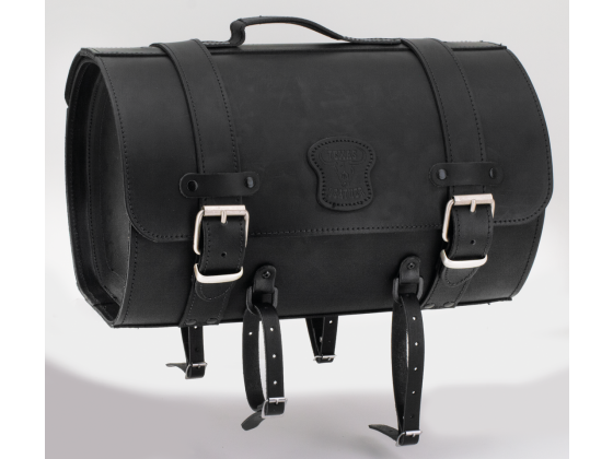TEXAS LEATHER ROUND BIG BAG
