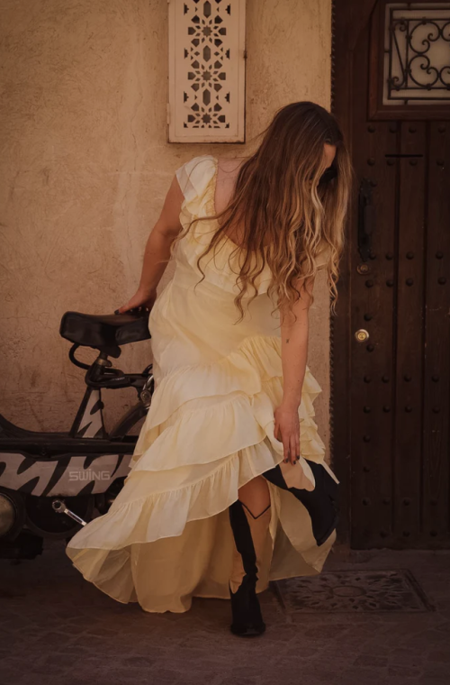 Moonshake Dress - Butter Yellow
