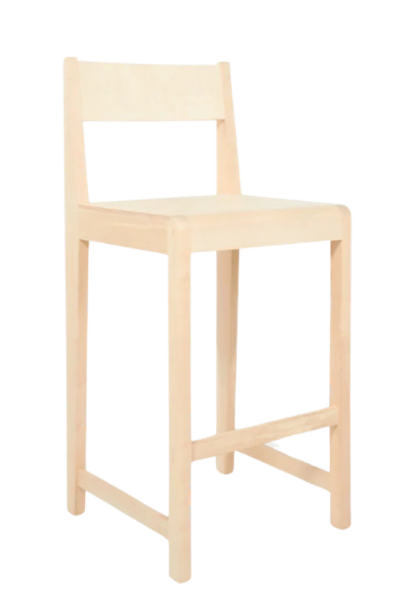 Barstol 01 - Naturlig bjørk - H 65 - Image 1