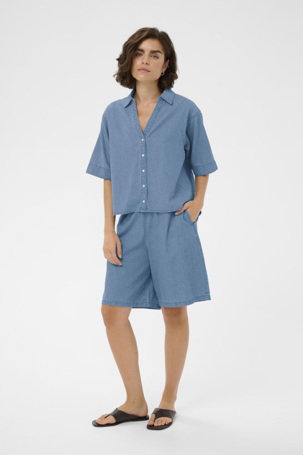 KAjade Denim Shorts - Image 1
