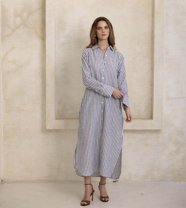 Farah Dress - Spring Water - Image 3