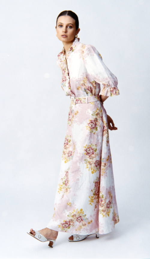 Linen Maxi Skirt - Amore