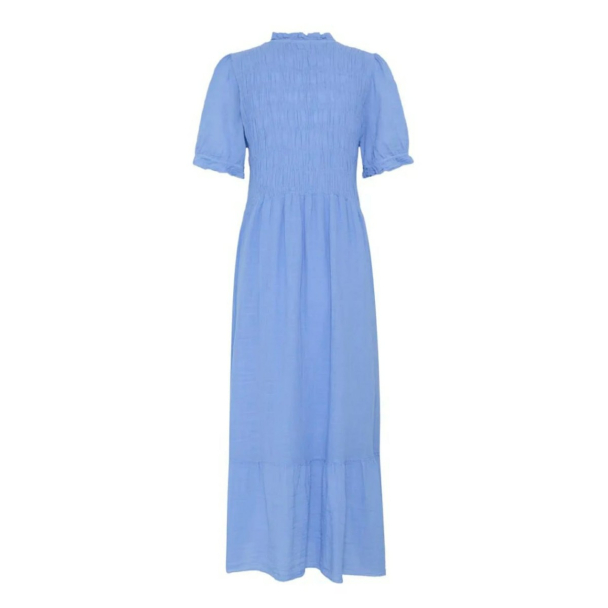 SBAlexa long solid dress, blå - Image 2