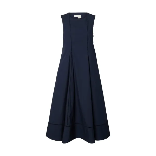 Delia Midi Ladder Stitch Dress