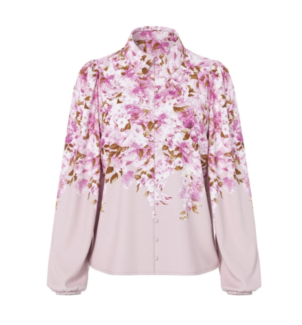Cleo Shirt - Pale Lilac/Cleo Print  - Image 1