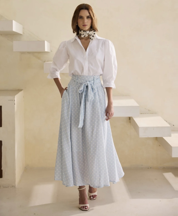 Vanja Skirt - Delicate Blue  - Image 1