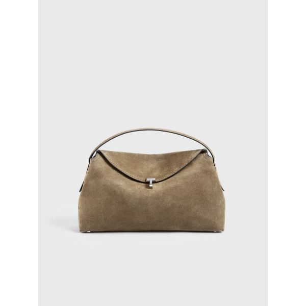 T-Lock Suede Top Handle Tobacco