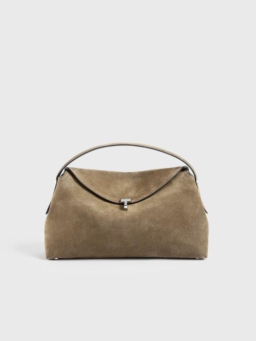 T-Lock Suede Top Handle Tobacco