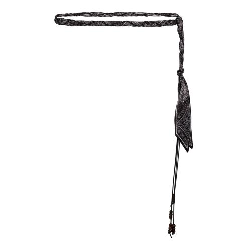 MorisonCC Black Scarf Mix Belt fra Co'Couture