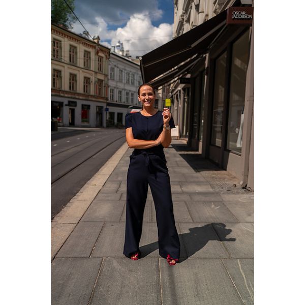 Dazy F Playsuit Navy fra Undorn