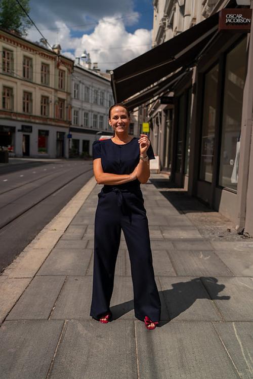 Dazy F Playsuit Navy fra Undorn