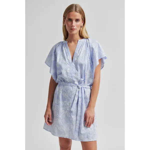 Aubrey Dress - Cashmere Blue