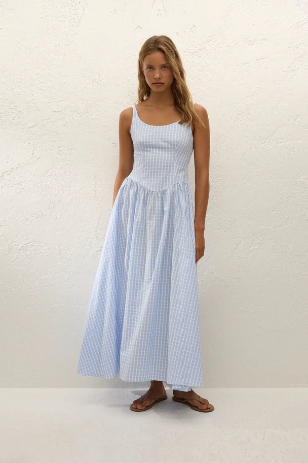 Chiara Midi Dress - Paloma Check 