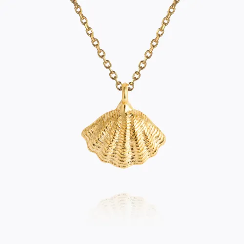Mira Shell Necklace - Gold 