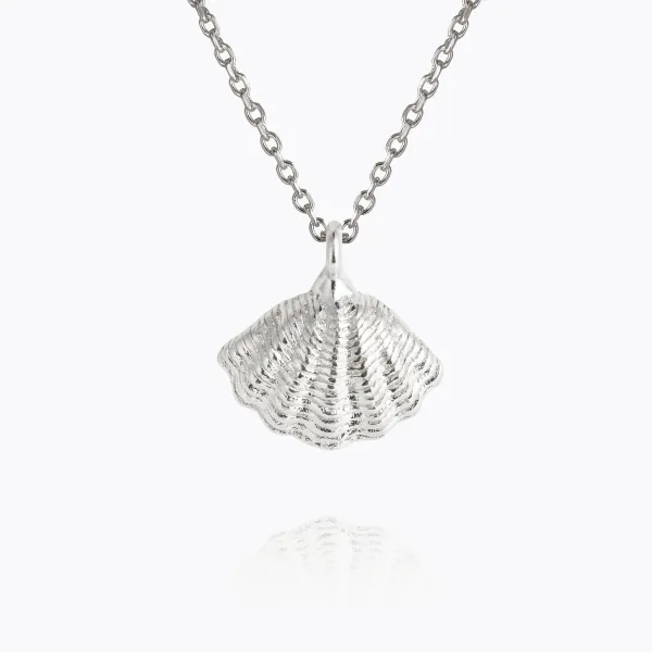 Mira Shell Necklace Rhodium - Metal 